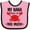 Pink and Black, variant on Inktastic Nana Loves Me Grandson Boys or Girls Baby Bib