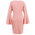 thumbnail image 4 of Women's Formal Dress Long Sleeve Split Sleeve Bodycon Dress Elegant Round Neck Party Work Dress plus Size Short Formal Dresses Evening Dresses Formal Woman Dresses Long Evening Gowns for Women Fancy, 4 of 7