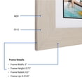 thumbnail image 3 of ArtToFrames 28" x 28" Natural Picture Frame, 28x28 inch Brown MDF Poster Frame (WOM-5315),  Pack, 3 of 8
