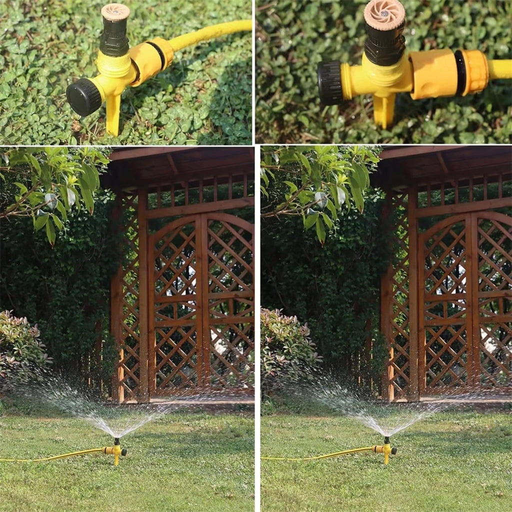 JZROCKER Lawns Watering Sprinklers Irrigation Equipment with Auto 360Rotation for Household Garden Use 10pcs