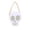 White, variant on Qjidjing Halloween Pumpkin Candy Bag, Fabric Storage Pouch for Festival Party Decor & Supplies Storage