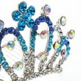 thumbnail image 3 of PAMINGONO 2Pcs Rhinestone Crown Comb Hair Decoration for Elegant Updos Women at Parties, 3 of 7