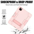 thumbnail image 6 of SOATUTO For iPad Pro 11 inch 2022 4th Gen Tablet Case Heavy-Duty Drop-Proof Shock-Resistant Rugged Hybrid Kids Firendly Built in Pencil Holder Case for iPad Pro 11 2nd Gen 2020 / 2018 (Rose Gold), 6 of 6