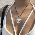 thumbnail image 5 of 25mm Collares con colgante de corazón, collar coreano Harajuku, joyería Y2k dulce y fresca 2023, 5 of 5