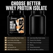 NutraBio 100% Whey Protein Isolate Protein Powder, 25g Protein with Complete Amino Acid Profile, Non-GMO, Soy & Gluten Free, Low Carb, Low Calorie Whey Protein Powder, Cinnamon Sugar Donut,20 serving