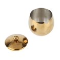 thumbnail image 2 of Large Stainless Steel Sugar Bowl Spice Jar With Lid Storage For Salt Candy Coffee Dishwasher Safe Gold, 2 of 5