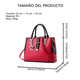 thumbnail image 2 of Bolsos Belug De Mujer Bolsos Bandolera Bolsos De Hombro Color Rojo, 2 of 5