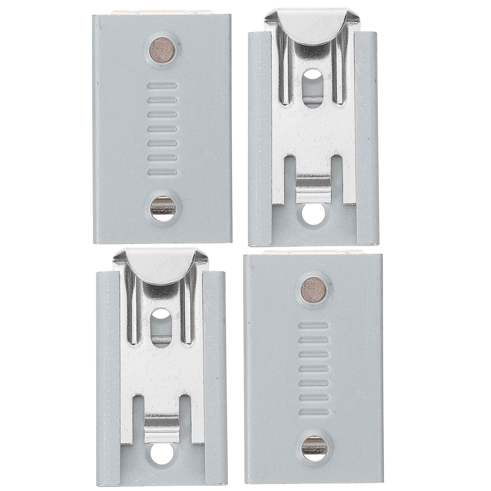 KAKOWELY 4Pcs Wall Mounted Hanging Hooks Picture Hangers 2.00X1.18X0.47in Stainless Steel for Indoor Use