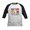 Black/White, variant on - Canadian Provinces Baseball Jersey - Kids Cotton Baseball Jersey, 3/4 Sleeve Shirt