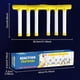 thumbnail image 5 of Handspeed Challenge Game, Reflex Game Glow Reaction Time Toy for Hand Eye Coordination, 3 Levels, USB Yellow, 5 of 5