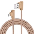 thumbnail image 4 of Micro USB Cable Charger 1M 90 Degree Right Angle Braided Charging Data Sync Cord, 4 of 10