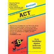 Exambusters Act Study Cards on Cd-rom