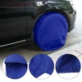 thumbnail image 4 of 4pcs 32 Inch Wheel Tire Covers Protective for RV Truck Car Camper Trailer Blue, 4 of 5