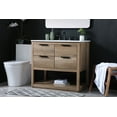 thumbnail image 3 of Elegant Lighting VF19236NT Larkin 36" Free Standing Single Basin Vanity Set - Wood, 3 of 4
