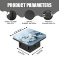 thumbnail image 2 of Hitch Cover Fits For 2-Inch Hitch,Bouquet Of White And Blue Flowersrubber Trailer Hitch Cover Tube Plug Insert,Car Exterior Accessories, Receiver Tube Hitch Plug, 2 of 6