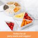 thumbnail image 5 of Bandeja para Verduras con Tapa - Caja de Aperitivos Dividida 6 Compartimentos Fiesta, Frutas y, 5 of 5
