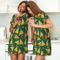 thumbnail image 4 of Easygdp Pizza Camisón de manga corta para mujer, informal, estampado, 4 of 6
