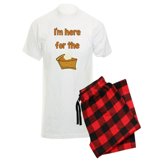 CafePress - Pie Pajamas - Men's Light Pajamas