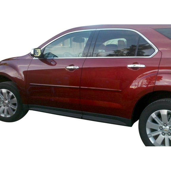 Body Side Moldings made for the Chevrolet Equinox Painted in the Factory Paint Code of Your Choice 8624