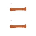 thumbnail image 1 of Soidarity Cuerda de escalada portátil Cuerda de descenso antideslizante de 6 mm Accesorio de supervivencia para actividades al aire libre, 1 m, naranja Naranja 1M 2piezas Soidarity CBP155579, 1 of 6