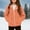 Orange, variant on Teen Fleece Jacket for Girls Zip Up Long Sleeve Fuzzy Jacket Cute Hooded 13-14 Years Girl Clothes Winter