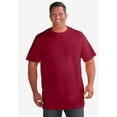 thumbnail image 5 of KingSize Men's Big & Tall Shrink-Less Lightweight Longer-Length Crewneck Pocket T-Shirt, 5 of 5
