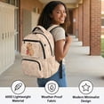 thumbnail image 5 of Uorisanigo Strawberry Capybara Kids Backpack for School Preschool Girls Lightweight Casual Bookbag with Side Pocket Perfect for Kindergarten Outdoor Travel, 5 of 7