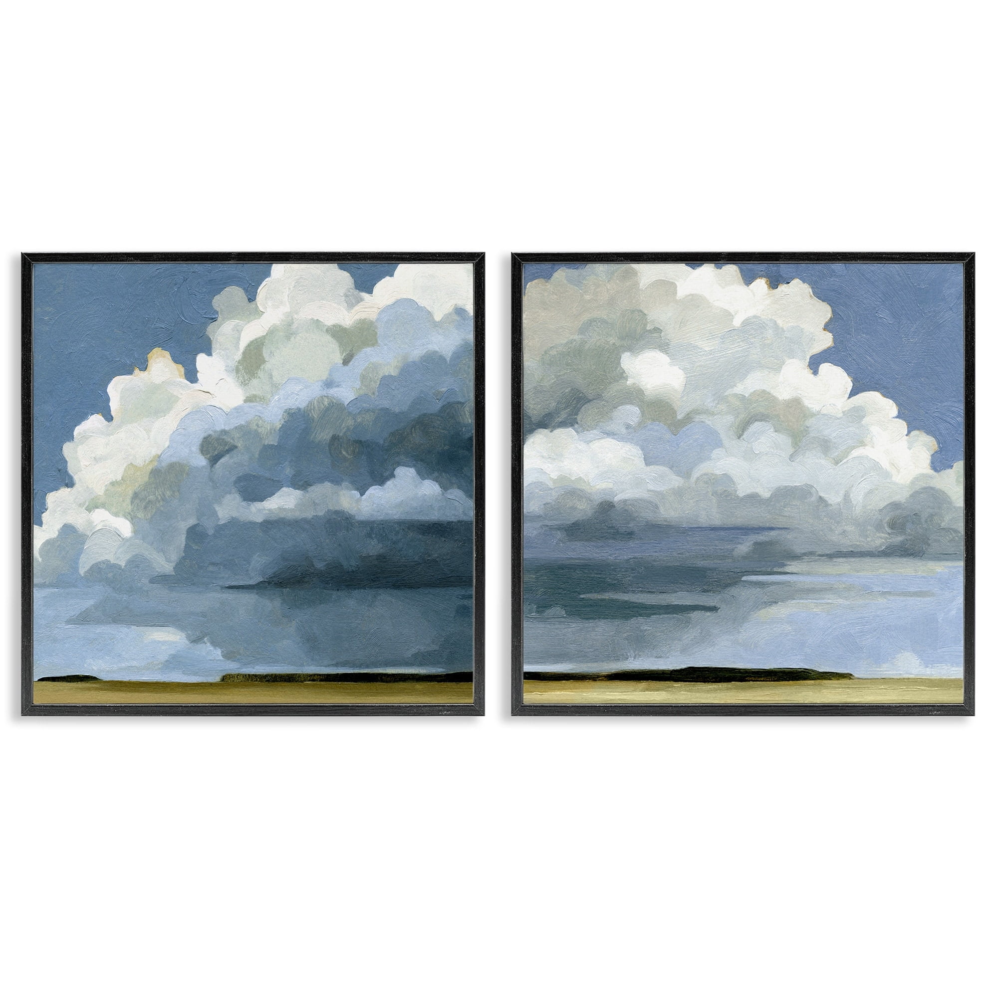Stupell Industries Sublime Outdoor Weather Landscape Cloudy Sky Painting,12 x 12, Design by Emma Caroline