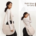 thumbnail image 2 of Bolso acolchado para mujer, grande, acolchado, bolso de mano acolchado, bandolera suave e hinchado, bolsos holgados, 2 of 7