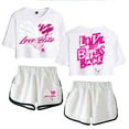 thumbnail image 3 of AJ Lee Merch Fans 2-Piece Outfit – Women’s Crop Top and Shorts Set Streetwear Fashion for Wrestling Fans and Supporters, 3 of 9