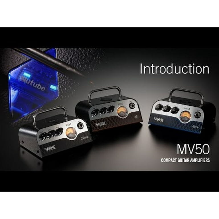 Vox MV50 Boutique 50-Watt Hybrid Guitar Amplifier Head - Walmart.com