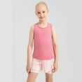 thumbnail image 5 of Girls Athletic Tank Tops Kids Sleeveless Tee Gym Workout Yoga Sports Shirt Vest 5-12 Years, 5 of 9