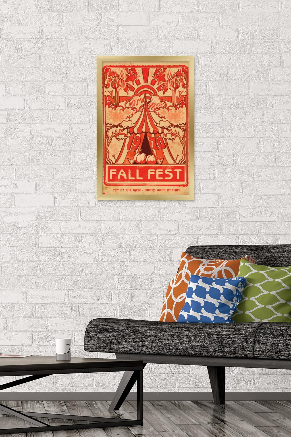 Five Nights at Freddy's: Help Wanted 2 - Fall Fest Wall Poster, 14.725" x 22.375" Framed
