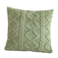 thumbnail image 3 of Funda de cojín Funda de cojín Multifuncional Lavable 43x43cm Funda de almohada Funda de almohada decorativa para el hogar Silla Sala de estar Verde, 3 of 9