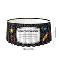 thumbnail image 3 of Dalxymotic Decorative Desk Skirt Cover, Round Teacher Desk Skirt, Seasonal Pencil Print Desk Skirt, Stretch Desk Skirt, Stretch Desk Skirt Cover for Office, Home, Cubicle, Counter, 3 of 6