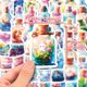 thumbnail image 2 of Stickers Dream Bottle, 50 unidades, pegatinas creativas para tarros, 2 of 2