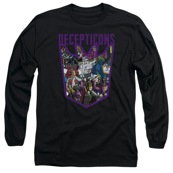 Transformers - Decepticon Collage - Long Sleeve Shirt - XX-Large