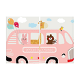 thumbnail image 2 of Magnetic Cartoon Car Rear Side Sunshade Window Curtain Children Sun Visor Heat Insulation Sun Blind Giraffe, 2 of 5