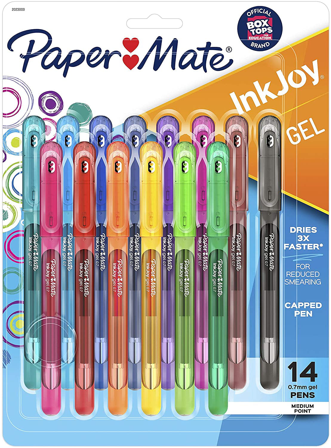 Red Paper Mate InkJoy 100 CAP Ball Pen with 1.0 mm Medium Tip Pack of 50 