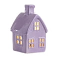 thumbnail image 2 of Lilixerw Ceramic Village House Figurines,Colorful House Tabletop Decor with Candle Hole,Festive Party&Celebration Props,Home&Window Display,Gift for Collectors,Cozy Holiday Scene, 2 of 8