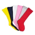 thumbnail image 2 of StSilkitty Girl's Knee High Socks Ruffle Solid Color Breathable Dress Socks Lightweight Soft School Uniform Socks, 2 of 6