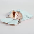 thumbnail image 3 of Hamaca para animales pequeños, cama colgante suave, jaula para cama, accesorios de juguete, tienda para mascotas, escondite, saco para siesta, cálido Azul Yinane Hamaca cama, 3 of 8