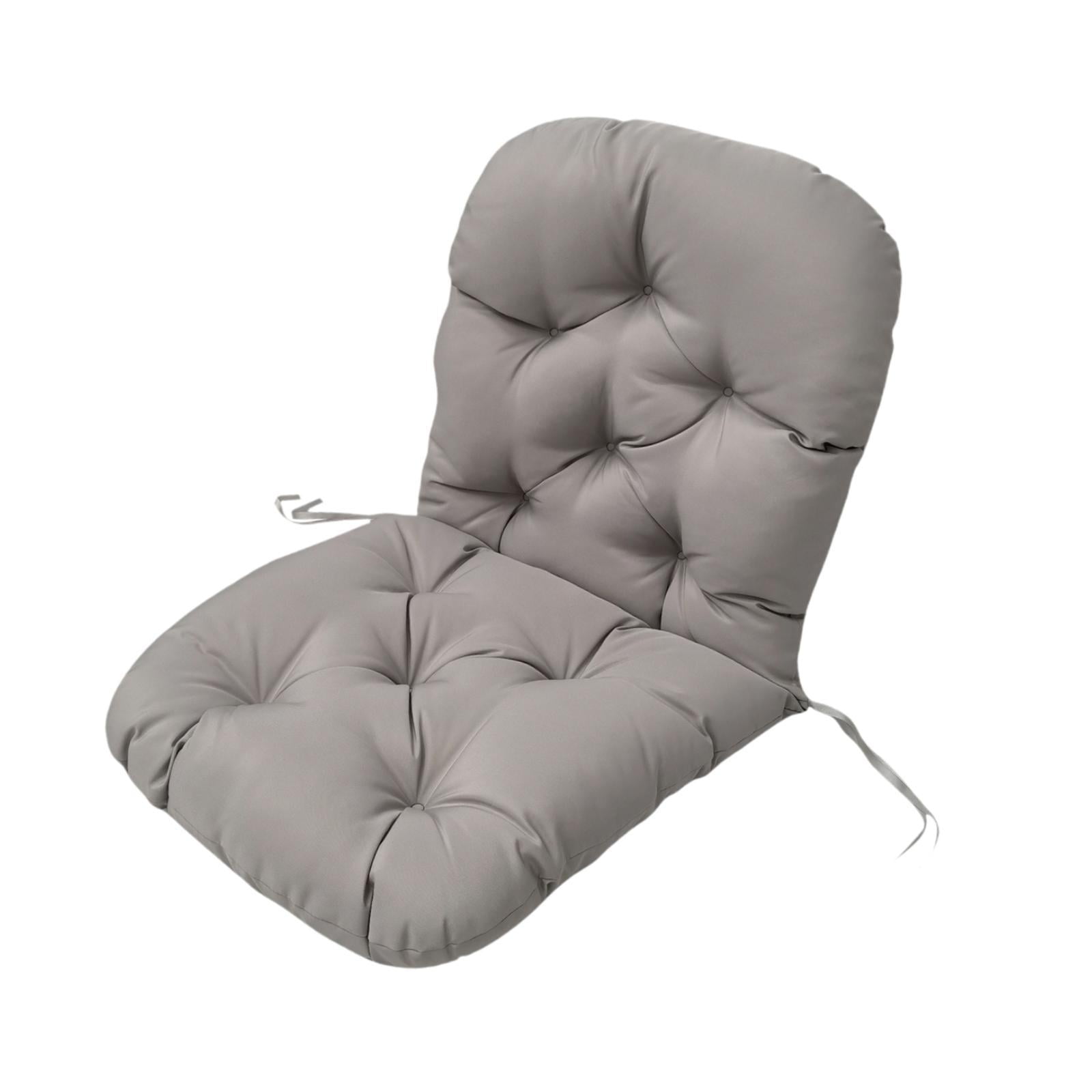 figatia Rocking Chair Cushion Outdoor Garden Chair Cushion Spring Summer Seasonal Outdoor Furniture Easy to Clean Patio Chair Cushion light grey