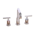 thumbnail image 2 of Eviva Purist 2 Handles (3 Holes) Chrome Bathroom Sink Faucet, 2 of 2