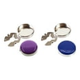thumbnail image 1 of Gemelos redondos Yuyangstore 4 piezas Azul y Violeta, 1 of 8