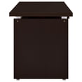 thumbnail image 6 of Bowery Hill MDF Cappuccino Computer Desk Rectangular Reversible 55" Unassembled, 6 of 9