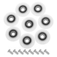 thumbnail image 1 of SOPOTUTU 8pcs Sliding Door Wheels Replacement with Easy Installation for Shower Room Hardware, 1 of 6