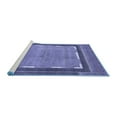 thumbnail image 2 of Ahgly Company Machine Washable Indoor Rectangle Abstract Blue Modern Area Rugs, 5' x 7', 2 of 4
