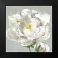 thumbnail image 2 of Swatland, Sally 20x20 Black Modern Framed Museum Art Print Titled - Peony Detail II, 2 of 5