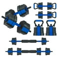 thumbnail image 1 of Juego de mancuernas VIVITORY, ajustables hasta 20 kg, diseño hexagonal, 1 of 7